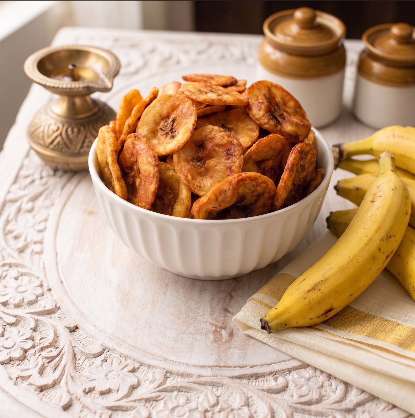 Kerala Sweet Banana Chips (100% Coconut Oil) - 250 Grams