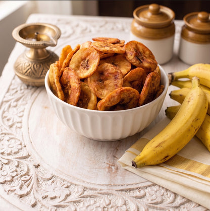 Kerala Sweet Banana Chips (100% Coconut Oil) - 250 Grams