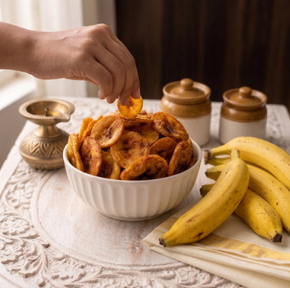 Kerala Sweet Banana Chips (100% Coconut Oil) - 250 Grams