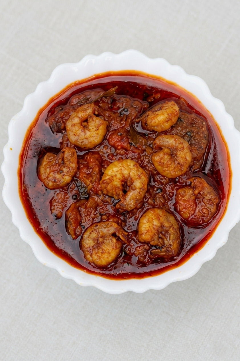 Kerala Prawns Pickle (Chemmeen Achar)