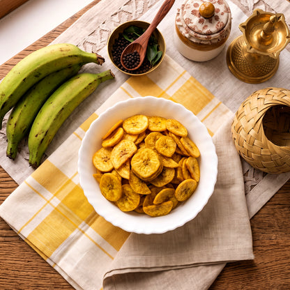 Kerala Banana Chips (100% Coconut Oil) - 250 Grams