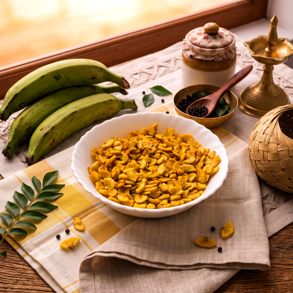 Kerala Banana Chips (100% Coconut Oil) - 250 Grams