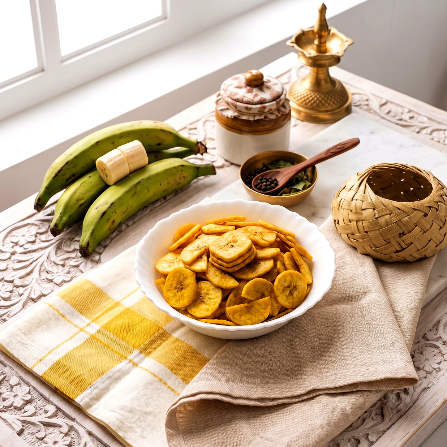 Kerala Banana Chips (100% Coconut Oil) - 250 Grams