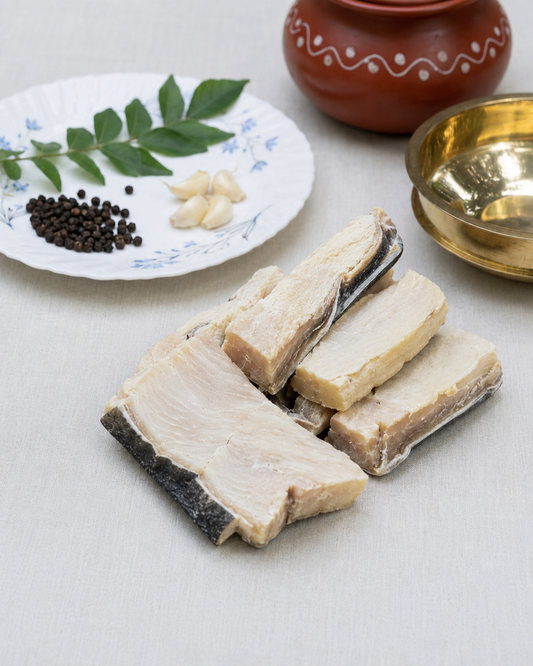 Dried Shark Fish (ഉണക്ക സ്രാവ് - Unakka Sraavu) - 250 Grams